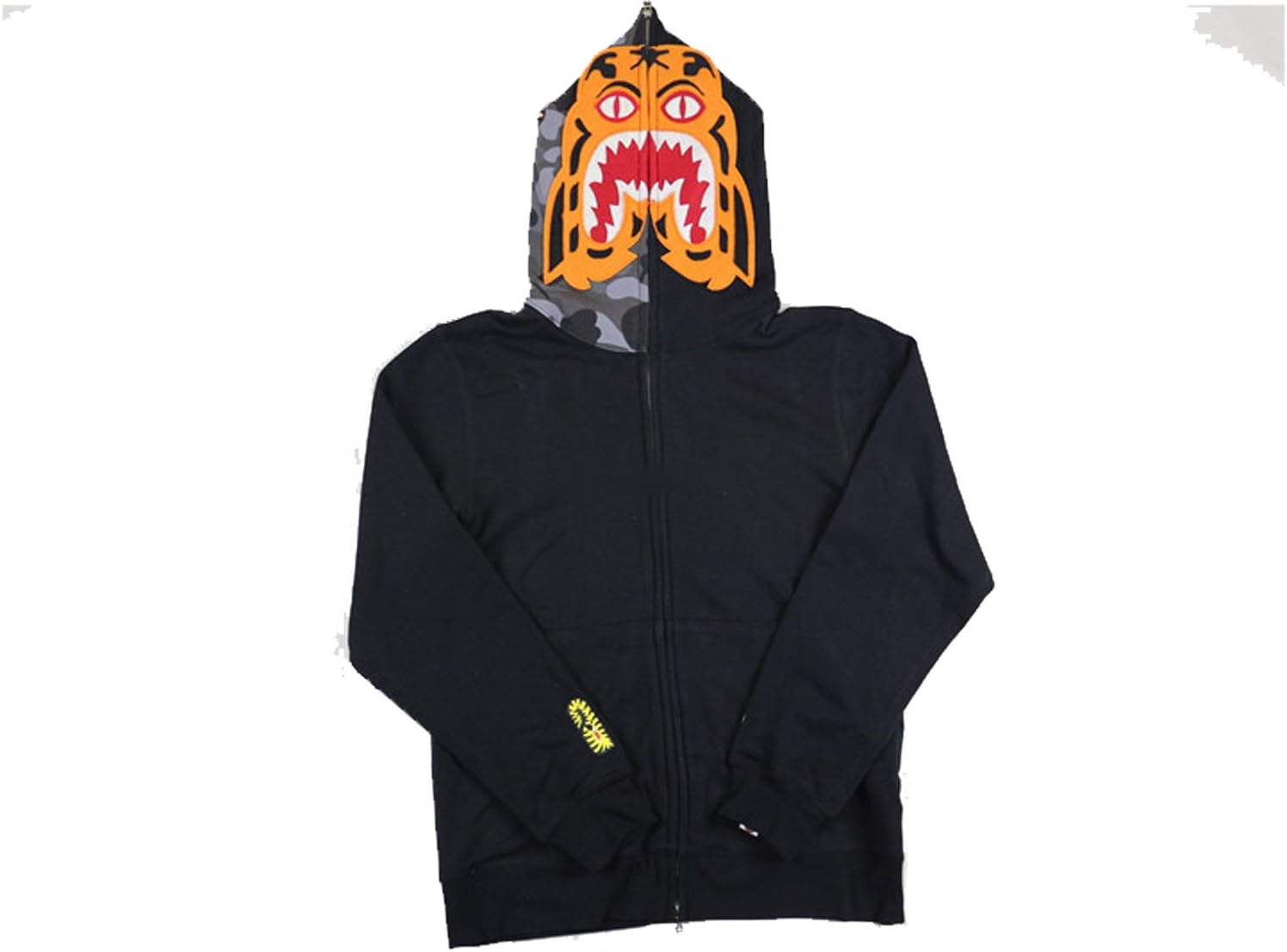 Bape black tiger camo hoodie