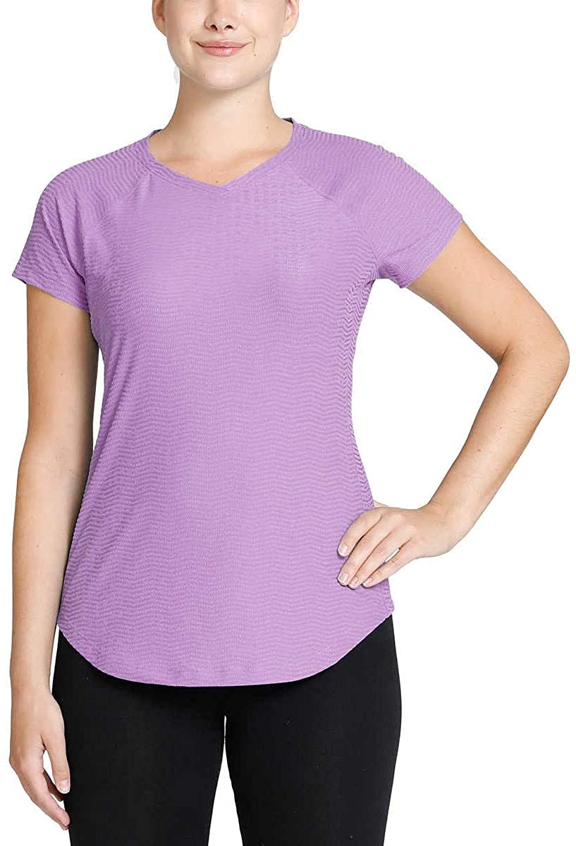 Kirkland SignatureLadies' Active V-Neck Textured Tee