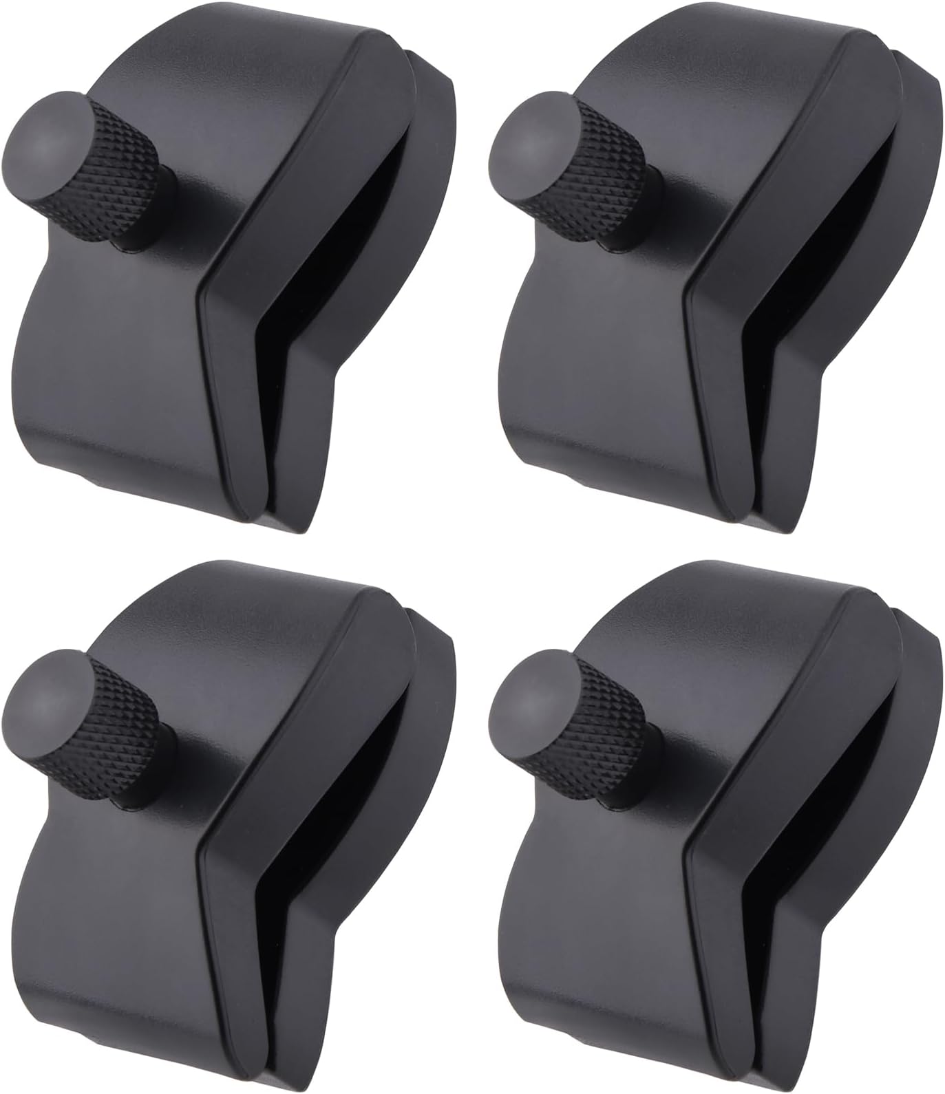 4 Wall Mount Clamp Compatible With Rug, Strong Hold Wall Mount Compatible With Carpet, Wall Mount Display Holder Clamp Compatible With Rug Blanket Carpet, Black