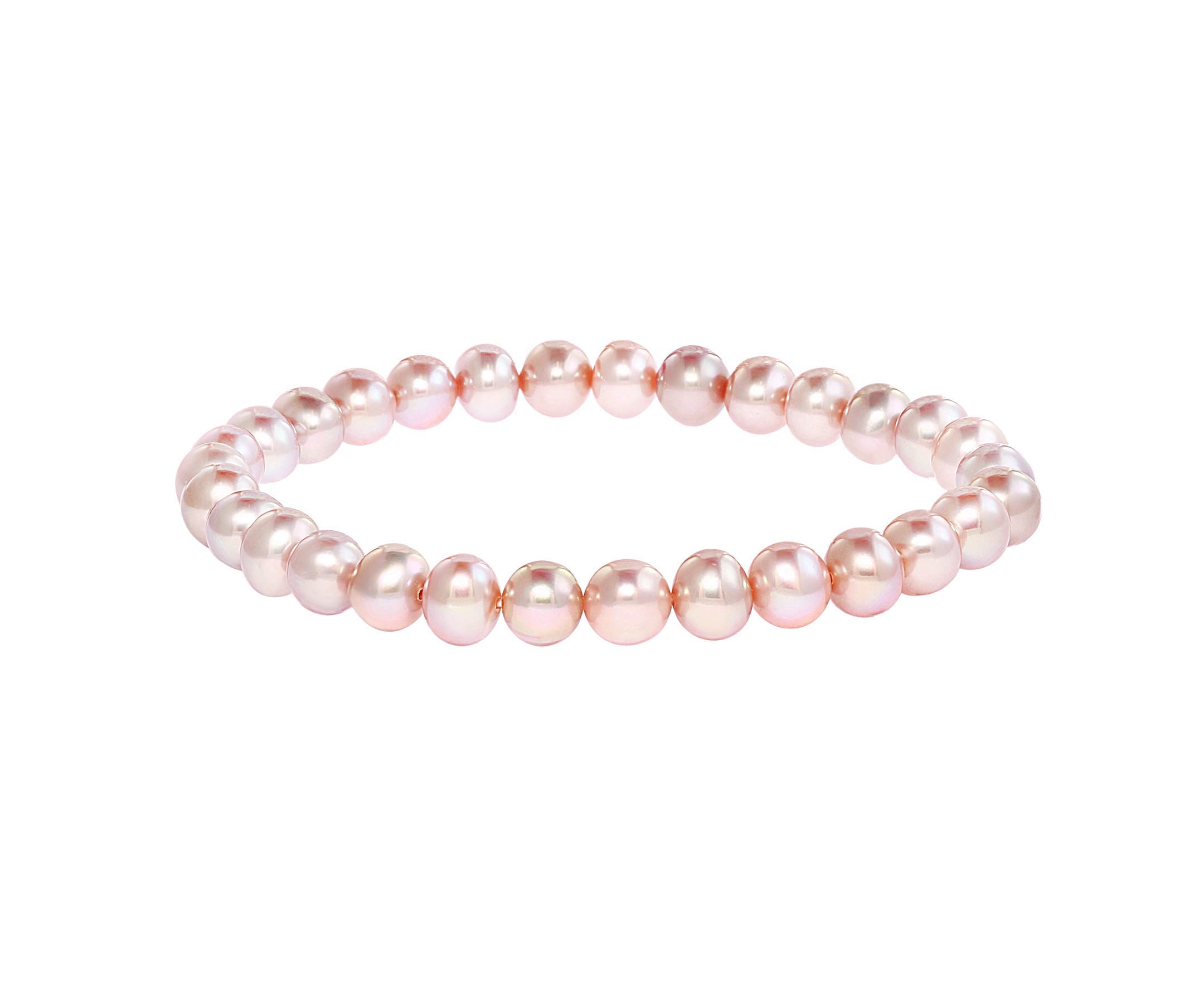 Freshwater Cultured Pearls 7 Inch Stretch Strand Bracelet