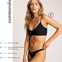 Vista 2 de commando Tanga pequeña clásica para mujer