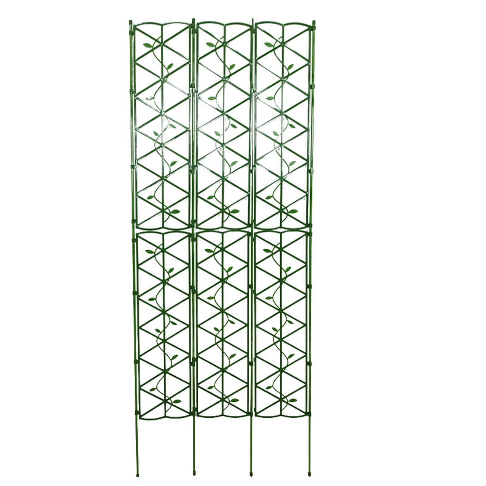 Treillis De Jardin pour Plantes Grimpantes, Cadre d'escalade De Clôture Extérieure 90cm 120cm 150cm avec Grille PE, pour Vignes De Lierre Rose Fleur Végétale, Vert (Size : 120x45cm(47.2x17.7in))