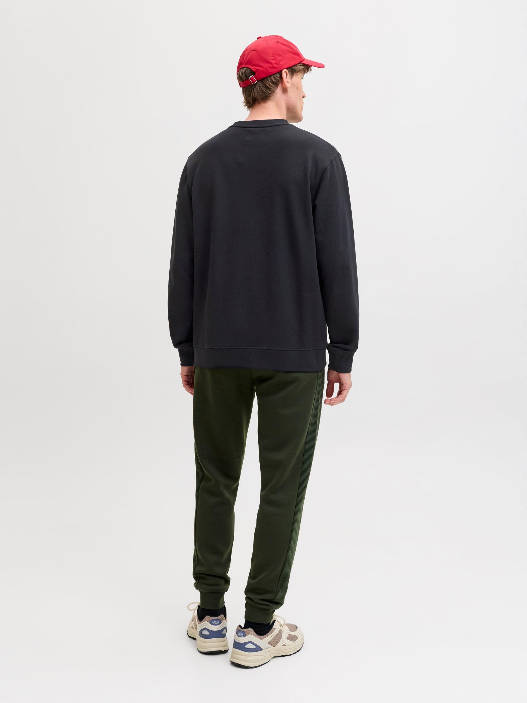 JACK & JONES Jjearchive Graphic Sweat Crew Neck Noos Hombre Pack de 1