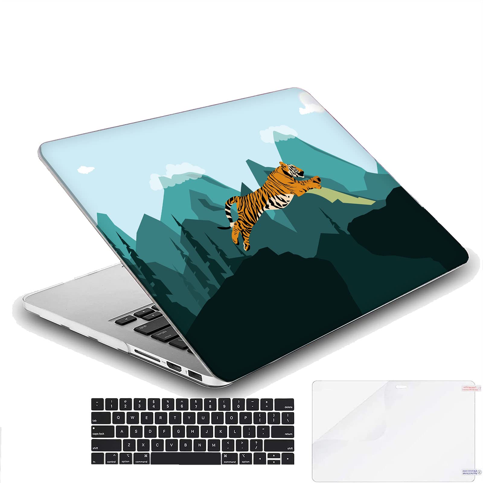 MINGDAO Hard Shell Case For MacBook Air 13" Retina M1 (2018-2020) - Full Protection With Keyboard Cover