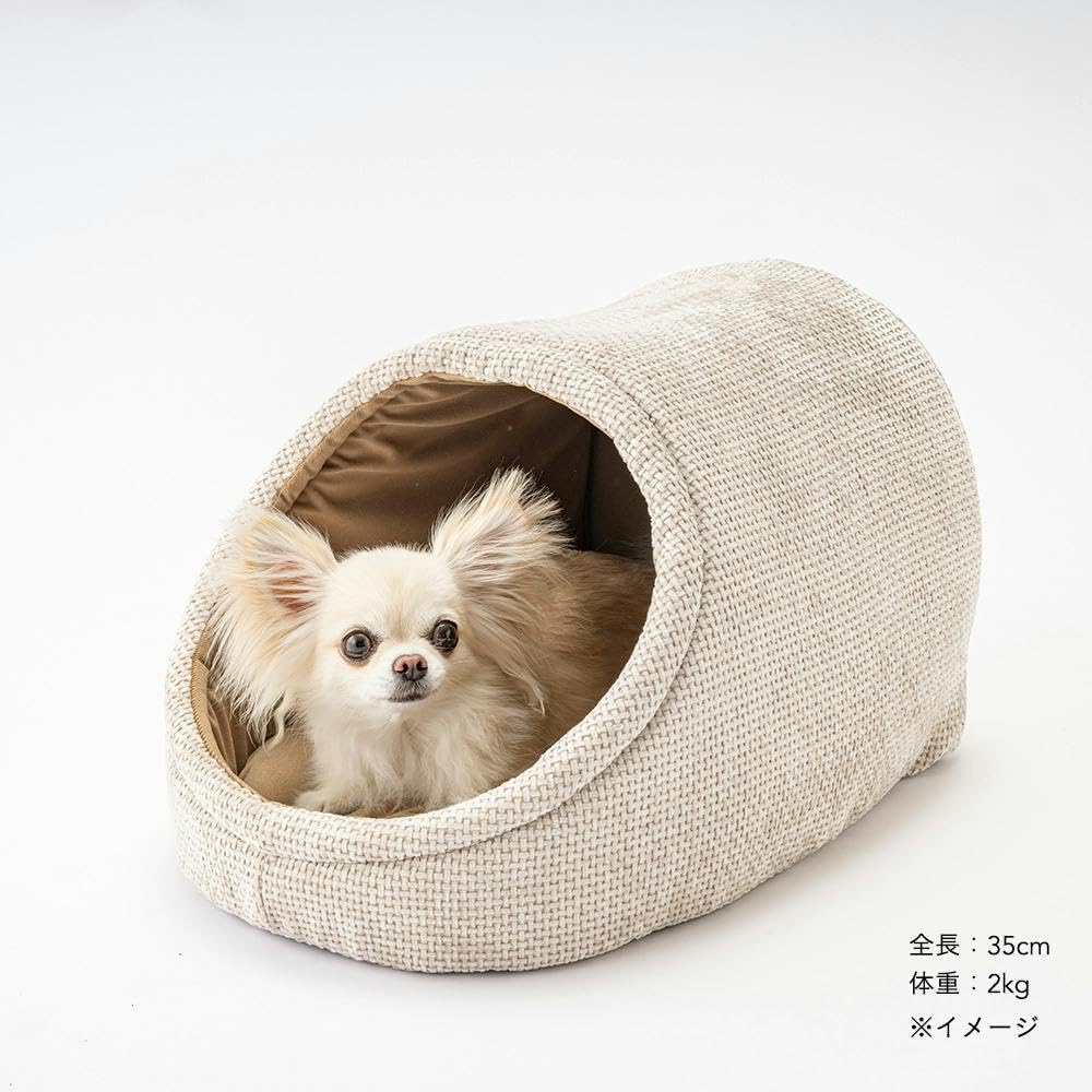 Amazon | カインズ(CAINZ) かまくらベッド シュニール ベージュ S
