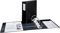Vista 7 de Carpeta Avery resistente con anillos, Negro 4 pulgadas