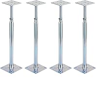 Vista 1 de Gato de soporte ajustable para el piso, gatos de vigueta de poste, mini gato de tornillo - poste de 13 a 16 pulgadas (4 paquetes)