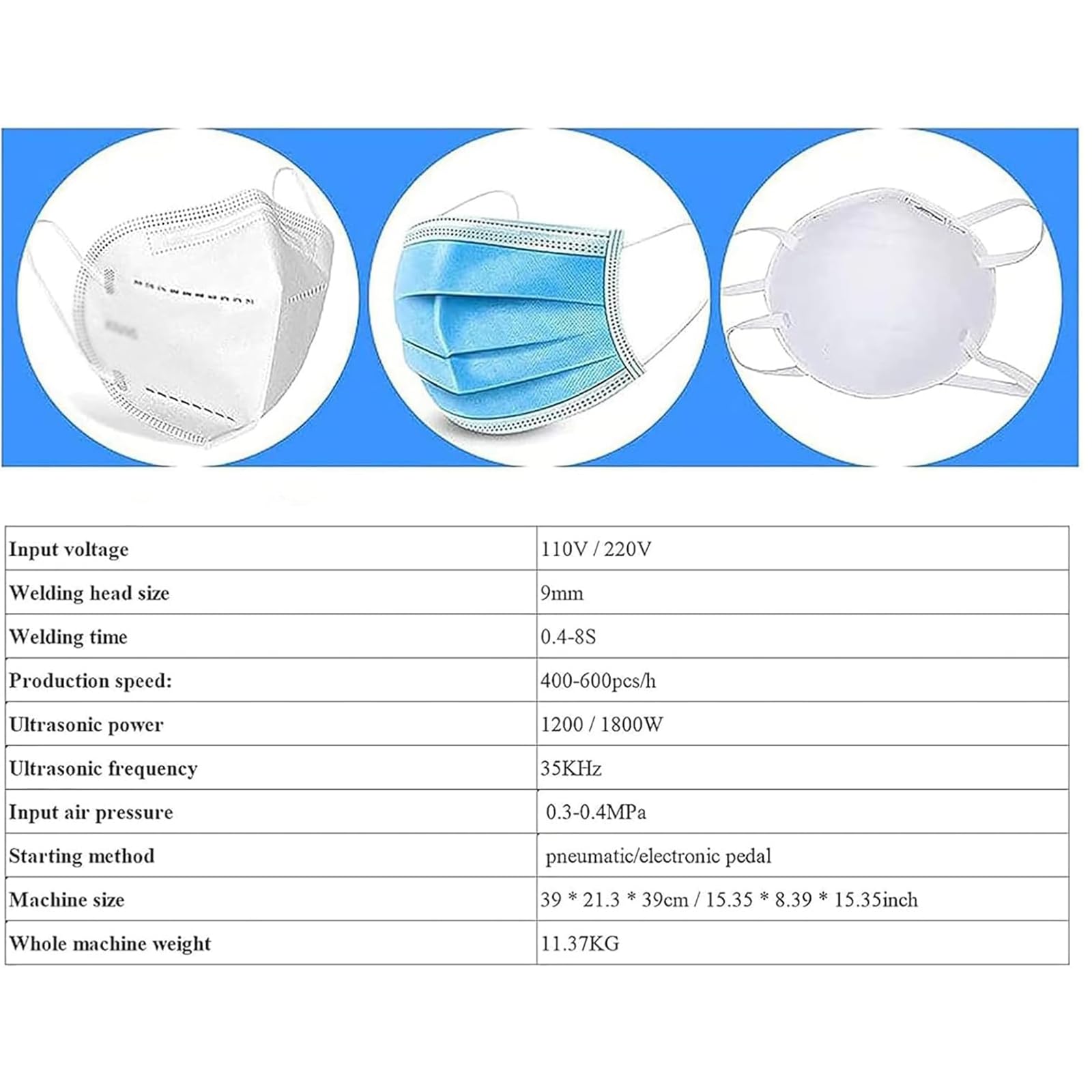 Saldatrice A Punti 9 Mm per Nylon, Saldatrice A Punti A Ultrasuoni, Saldatrice Portatile per Plastica con Pedale Elettronico, per Rivettatura E Saldatura A Punti di Tessuti Non Tessuti