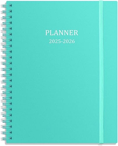 Miniatura 9 de Agenda 2024-2025, agenda semanal mensual que va de enero de 2024 a junio de 2025, agenda 2024-2025 con cubierta de polipropileno y banda elástica,