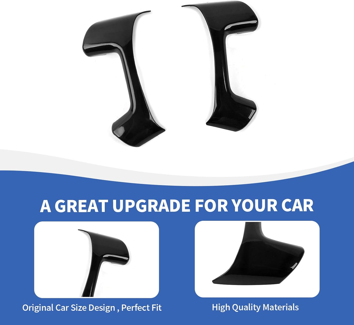 RAZPOY Black Steering Wheel Trim Cover Compatible with Chevy Silverado/Tahoe/Suburban/Avalanche/Escalade/GMC-Yukon/GMC-Sierra 2007-2013