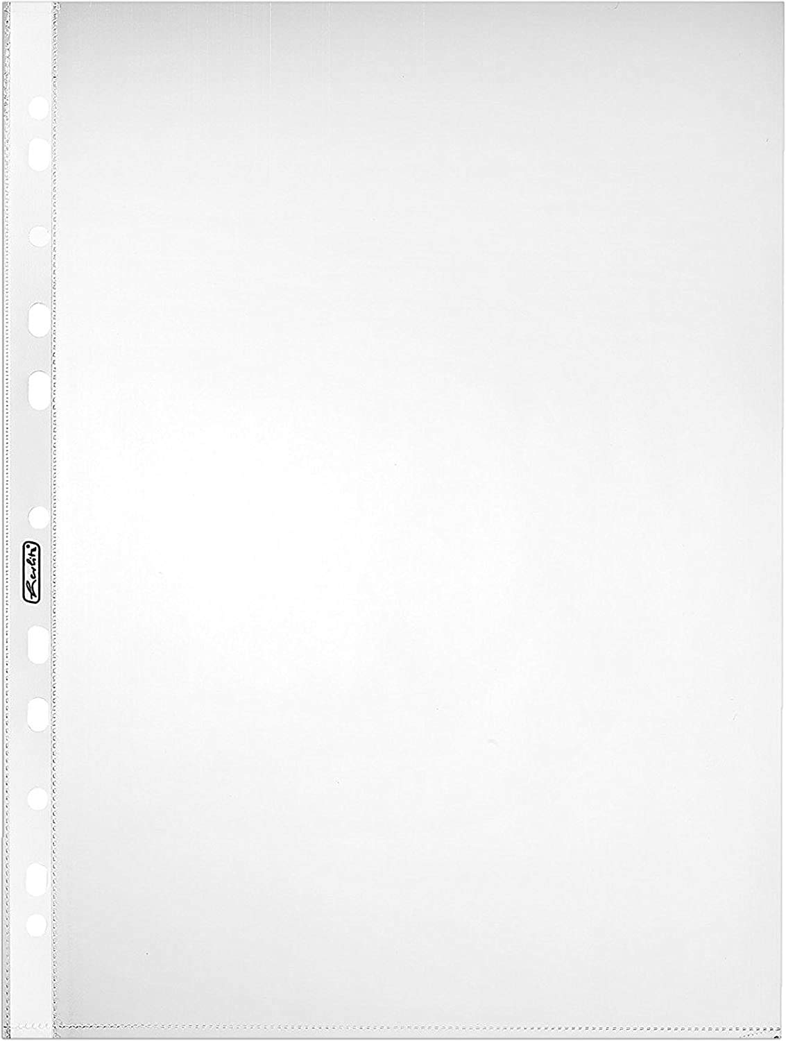 Herlitz 5824008 Prospekthülle, A4, glasklar, 0,05 mm (800 Stück)