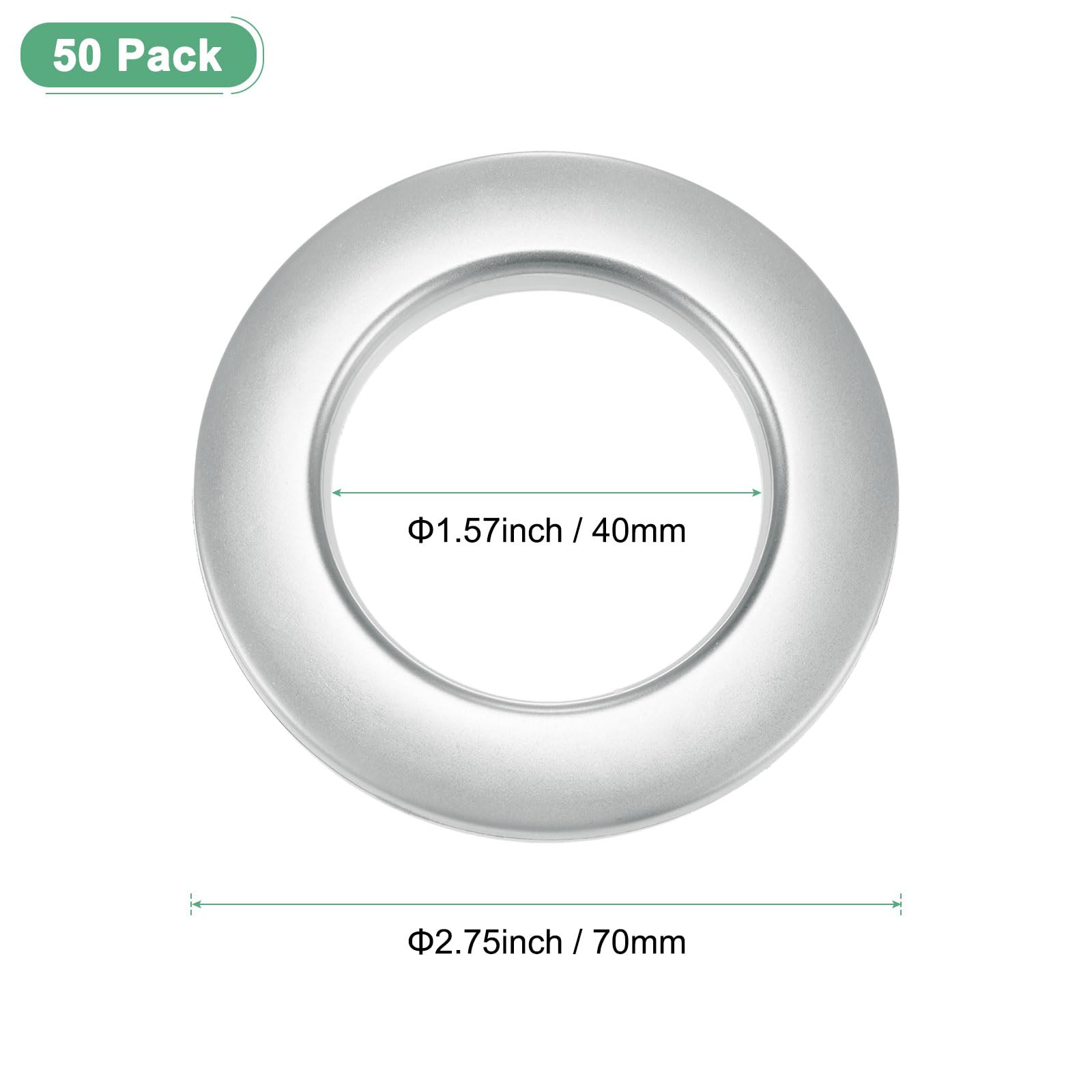M METERXITY 50-Pack Curtain Grommets - Image 3