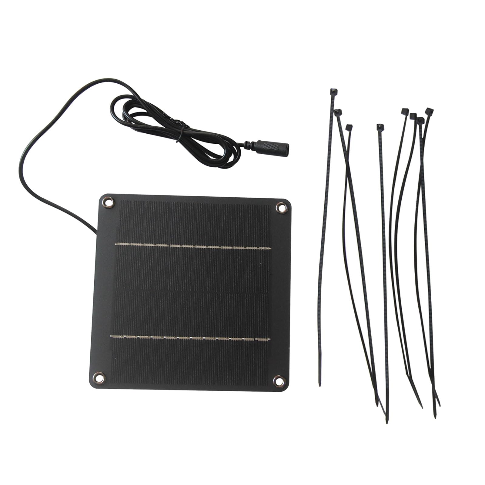 Jazuaiao 12V 4W Solar Charging Panel Suitable for Garden Lights Emergencies Devices and Low Power Appliances Panel Set for Home