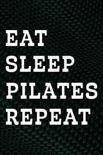 ADHD Behavior Tracker - Eat Sleep Pilates Repeat Funny Instructor Teacher Saying Pretty: Pilates, Simple ADHD Behaviour Daily Journal for Kids, Teens ... Daily Journal, Adhd Notebook,Budget Tracker