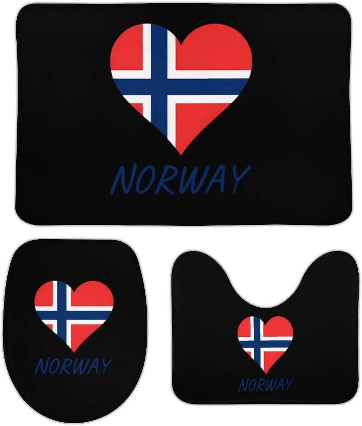 Norway Norwegian Heart Flag Boys Girls Short Sleeve Shirts Graphic T-Shirts Crewneck Casual Printed Tee