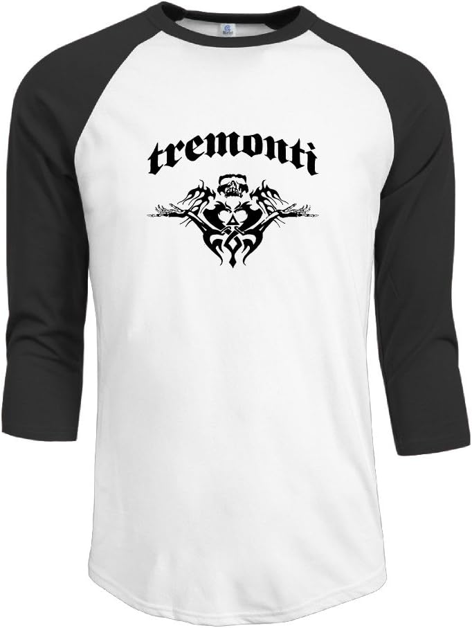 Mark Tremonti Alter Bridge Men's T-Shirt Fashion 3/4 Sleeve T Shirt Black