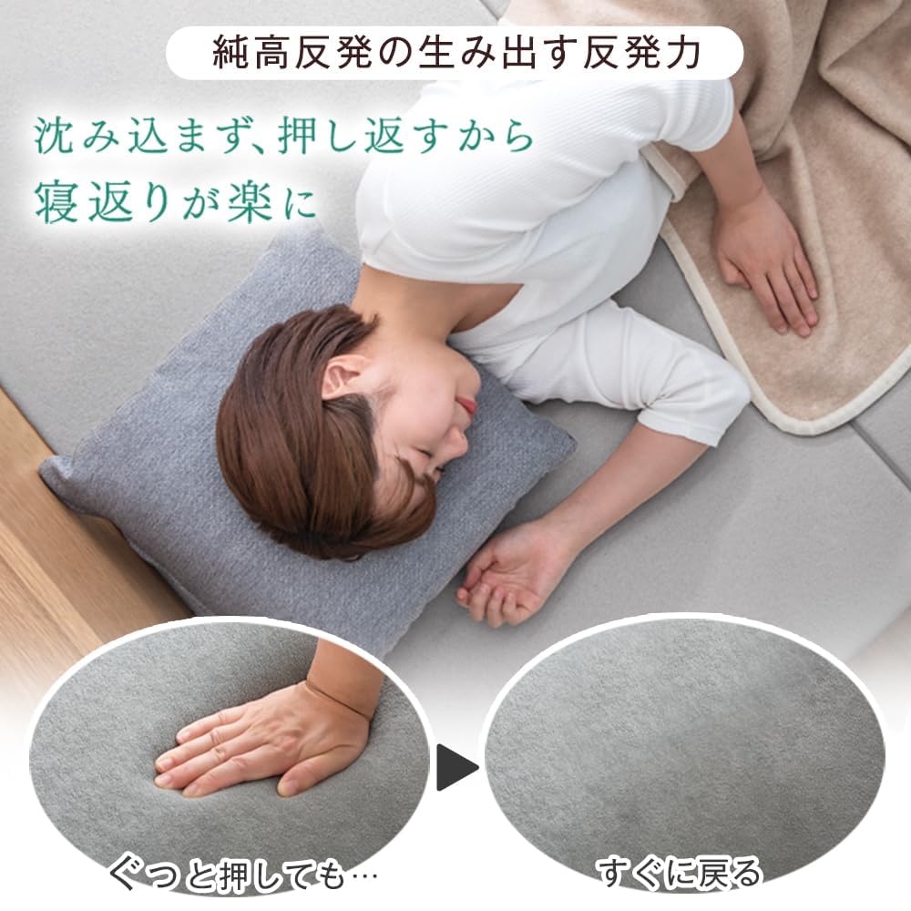 マットレス ❢ セミダブル 【高反発 硬め190N 厚さ10cm】折りたたみ 緑 Amazon｜タンスのゲン マットレス セミダブル【全部洗える】厚み10cm