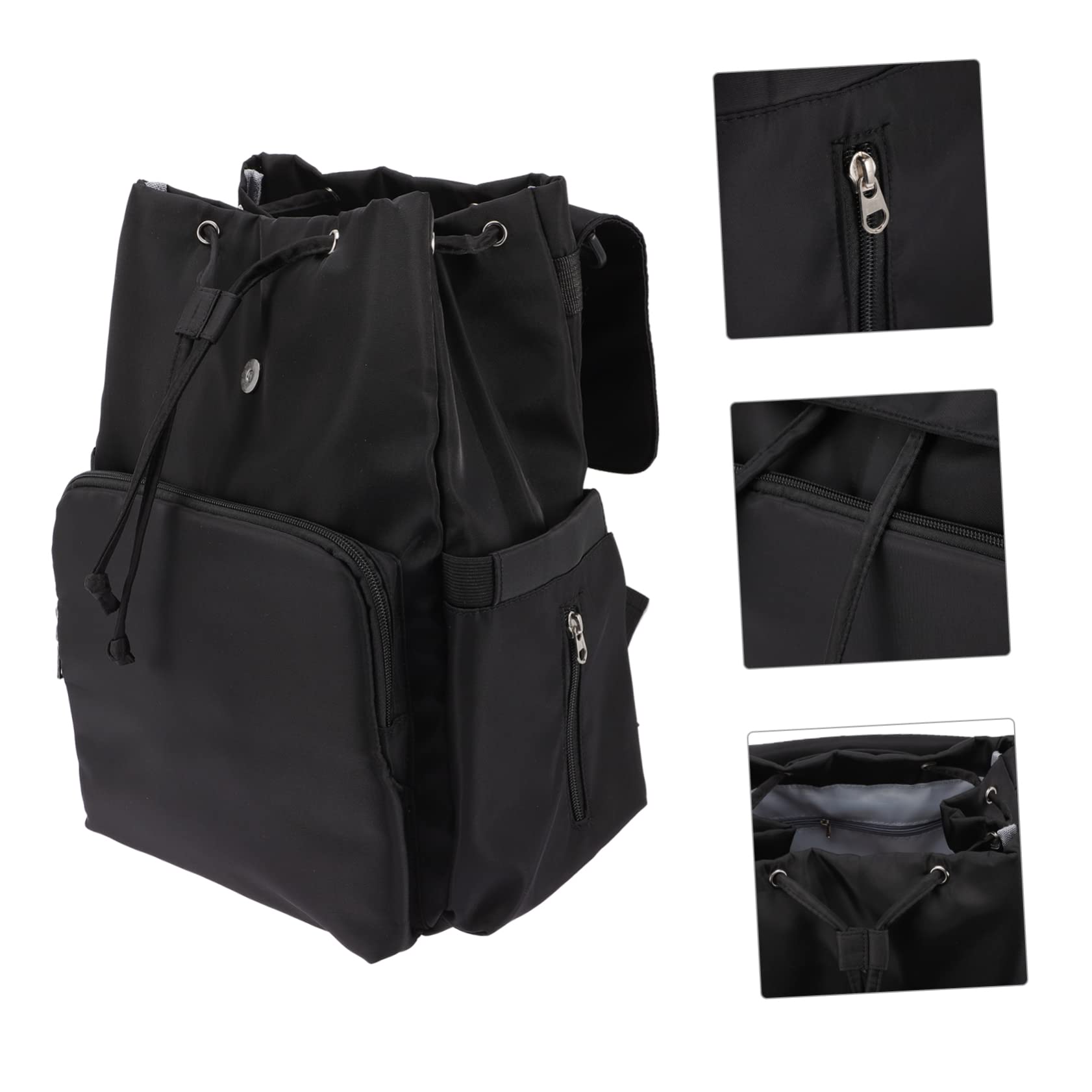 Vaguelly Wickelrucksack Mit Drawstring-verschluss Praktische Wickeltasche Für Unterwegs Zur Aufbewahrung Von Windeln Und Babyzubehör Großräumig Und Stilvoll