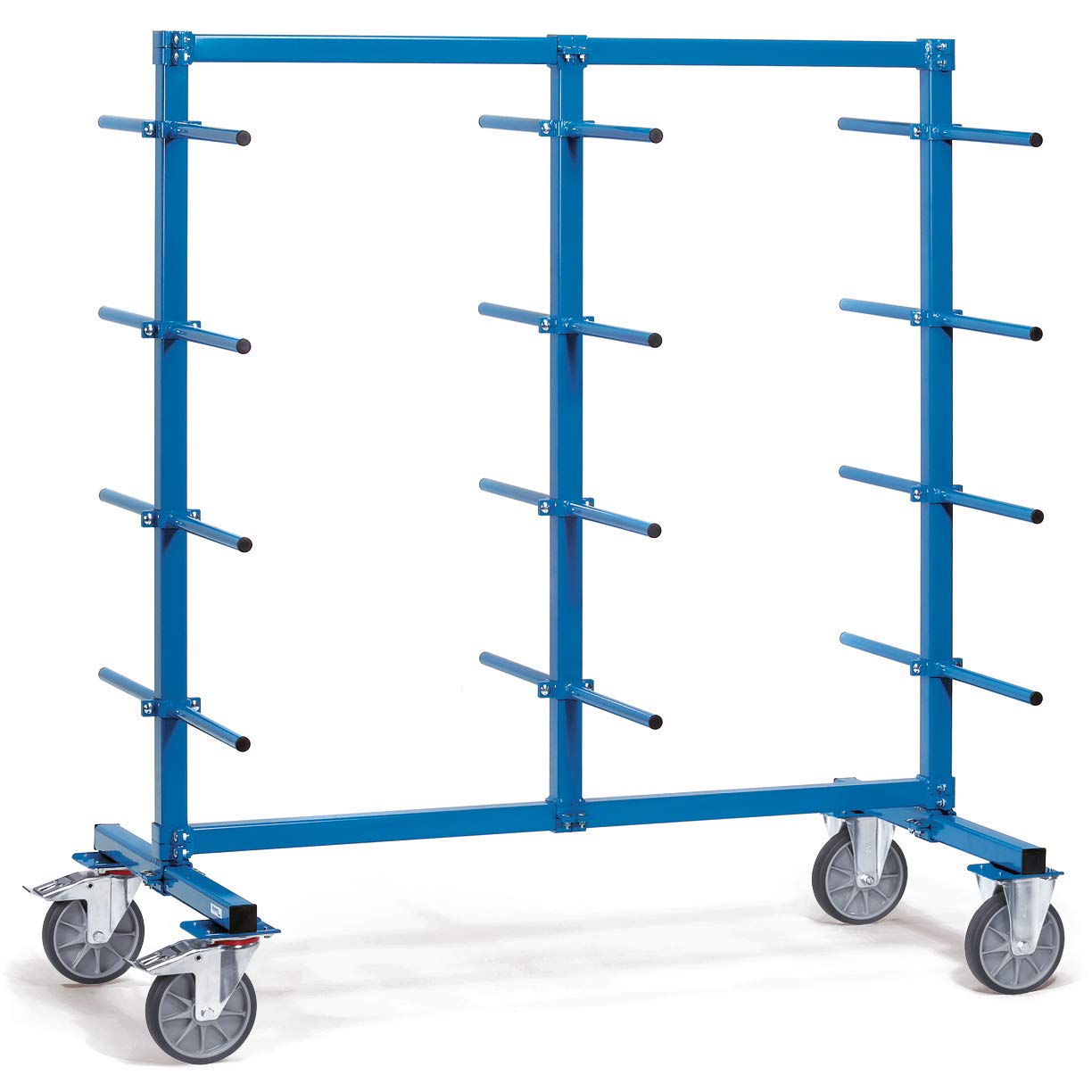 FETRA Carrello portante 500 kg 24 bracci portanti su entrambi i lati con dispositivo di sicurezza antirotolamento 1200 mm