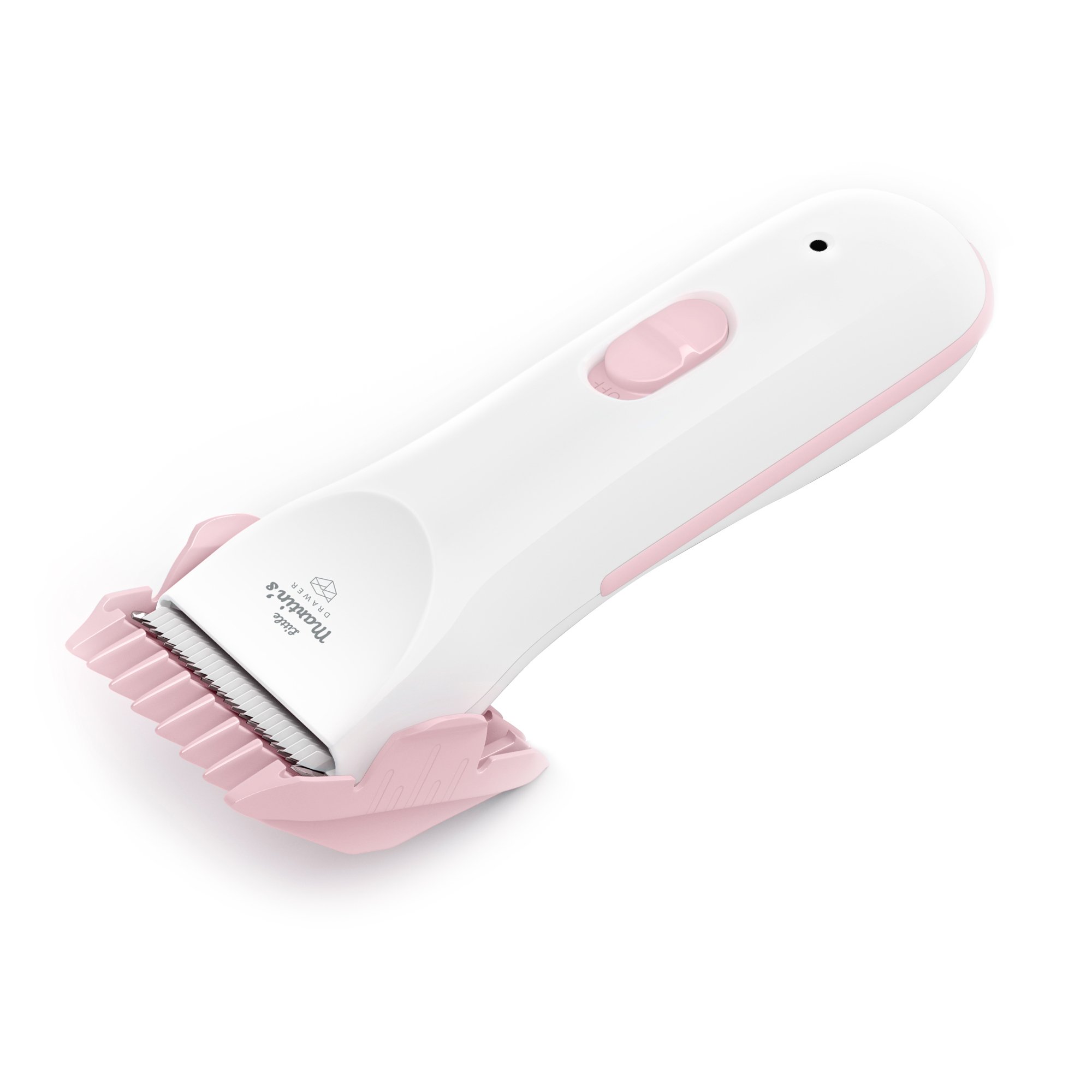 Little Martin's Baby Hair Clipper - Professional Quiet Baby Hair Trimmers - Rechargeable Waterproof Grooming Kit Safety for Baby Toddles Kids (Baby, Pink)
