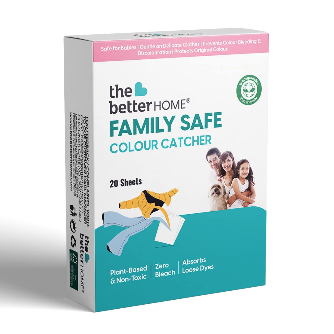The Better Home Colour Catcher Sheets For Washing Machine (20 Sheets) |For Long Lasting Colour Protection of Laundry | With Microfibre & Colour-Collecting Molecules | Color Catcher For Washing Machine (B0B1JNCHRF) Amazon Price History, Amazon Price Tracker