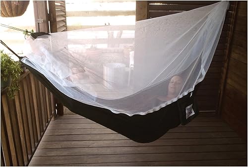 Miniatura 3 de Hammock Bliss Mosquito Free Hammock Bliss - Hamaca de camping con toldo de malla de mosquitero con mosquitero - Suspensión integrada de cuerda de