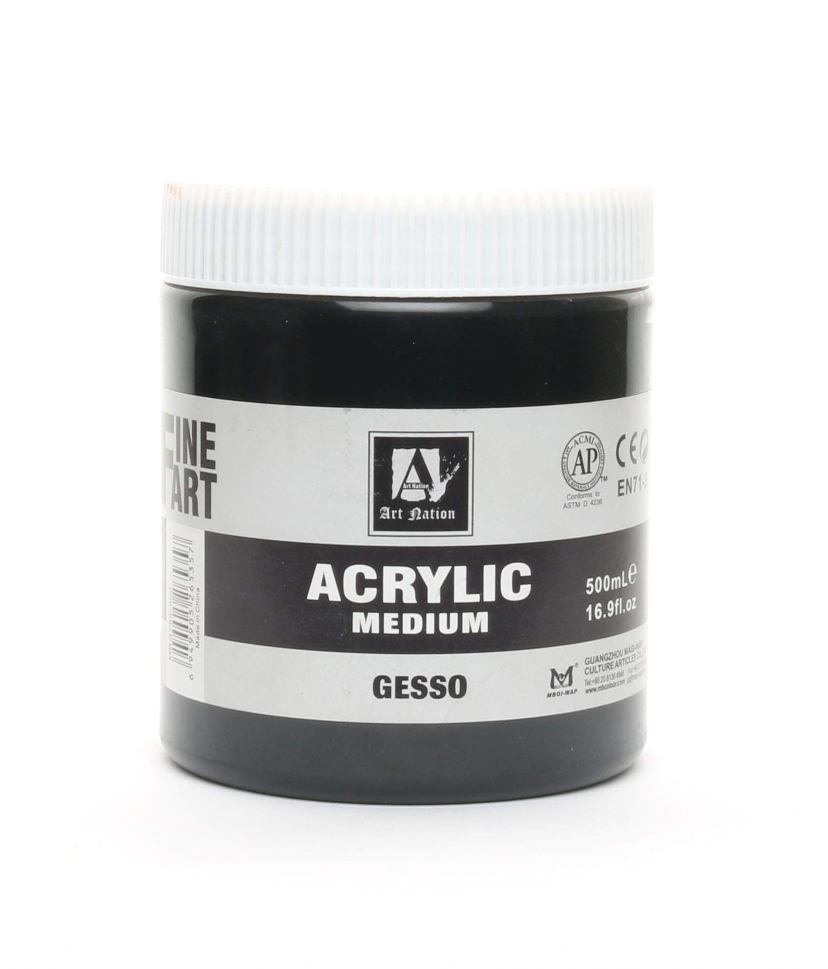 Art Nation Black Gesso 500ML