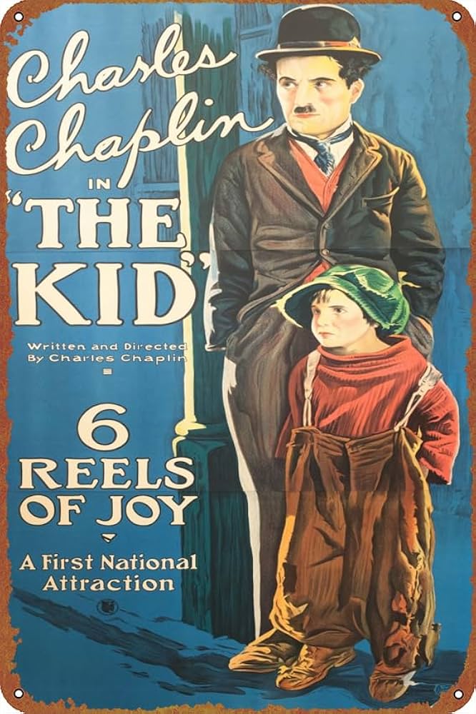The Kid ワンシート映画ポスター CHARLIE CHAPLIN Charles Chaplin in The Kid - Written & Directed by Charlie Chaplin