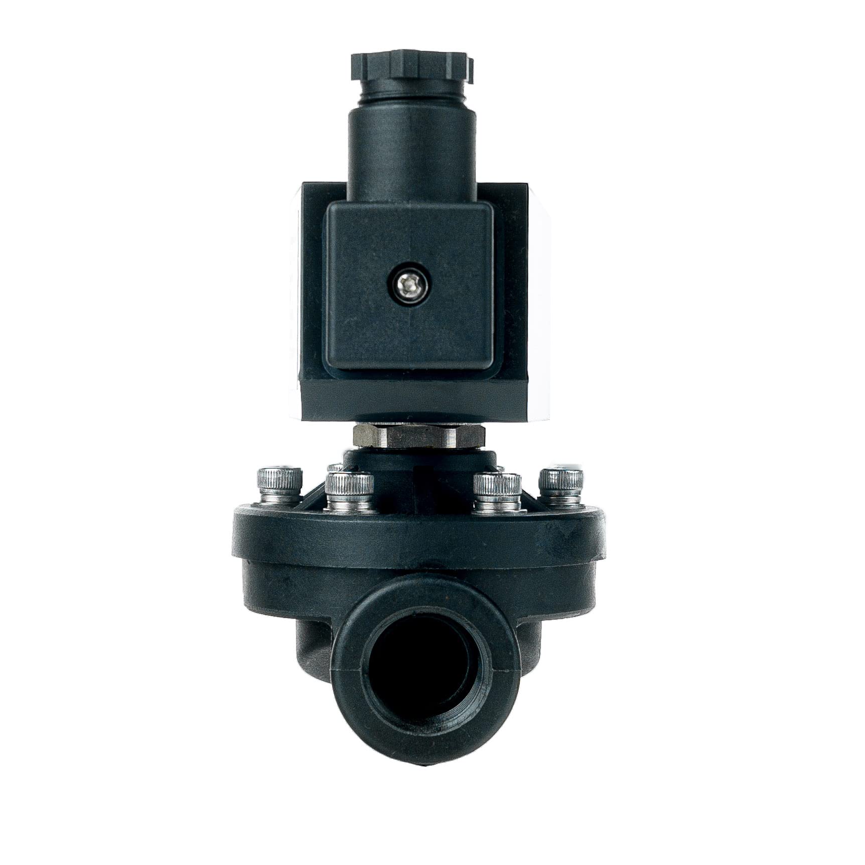 FSA Elettrovalvola in plastica PA6 1/2" 230V AC 0-6 bar NBR normalmente chiusa