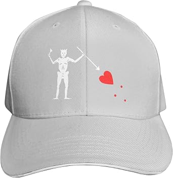 Pirate Flag Blackbeard Baseball Cap Men Women - Dad Hat Adjustable Curved Brim Cap Plain Hat