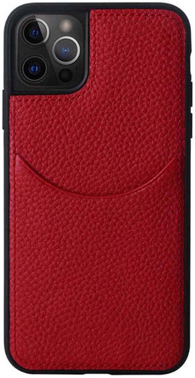 Protection iPhone 14 Pro rouge avec porte-carte pour vos déplacements - 8