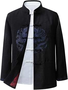 ジャケット・アウター 90's Traditional Black Kung Fu Jacket ジャケット・アウター 90's Traditional Black Kung Fu Jacket