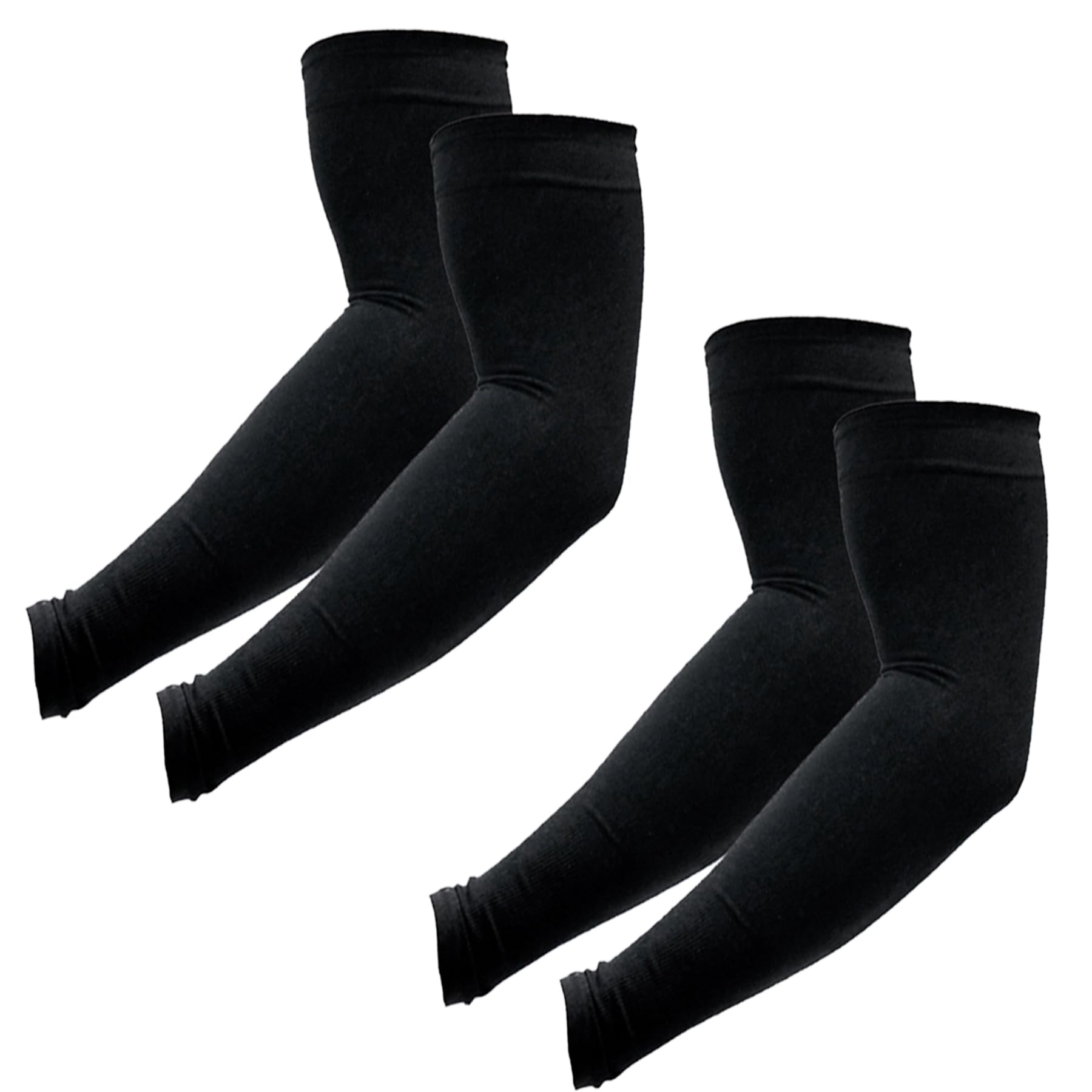 PFFY 2 Pairs UV Protection Cooling Arm Sleeves for Men and Women UPF 50 Sun Sleeve