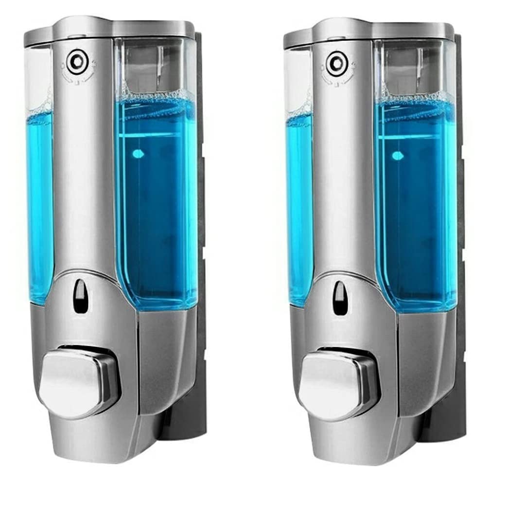 Buy ACROME Silver Lockable Key Soap Dispenser 400 ml Gel, Lotion, Foam