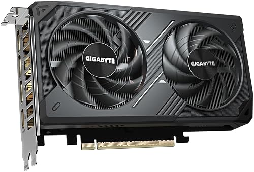 GIGABYTE GeForce RTX 5060 WINDFORCE Max OC 8G Carte Graphique – 8 Go GDDR7, 128 Bits, PCI-E 5.0, 2512 MHz Fréquence du processeur, 3 x DisplayPort, 1 x HDMI, NVIDIA DLSS 4, GV-N5060WF2MAX OC-8GD - 2
