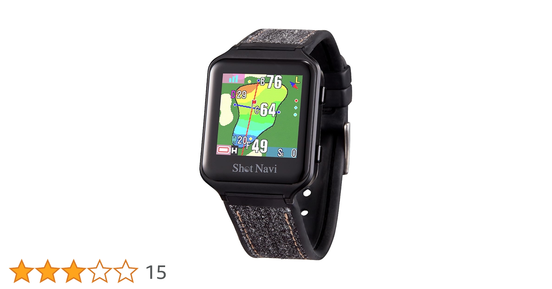 1848【美品】ショットナビ エアー（Shot Navi Air ） ブラック Amazon.co.jp: Shot Navi AIR EX(ショットナビ) 【ブラック】 超