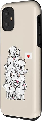 Vista 11 de iPhone 11 Pro Max Funny Dogo Argentino Dog Case