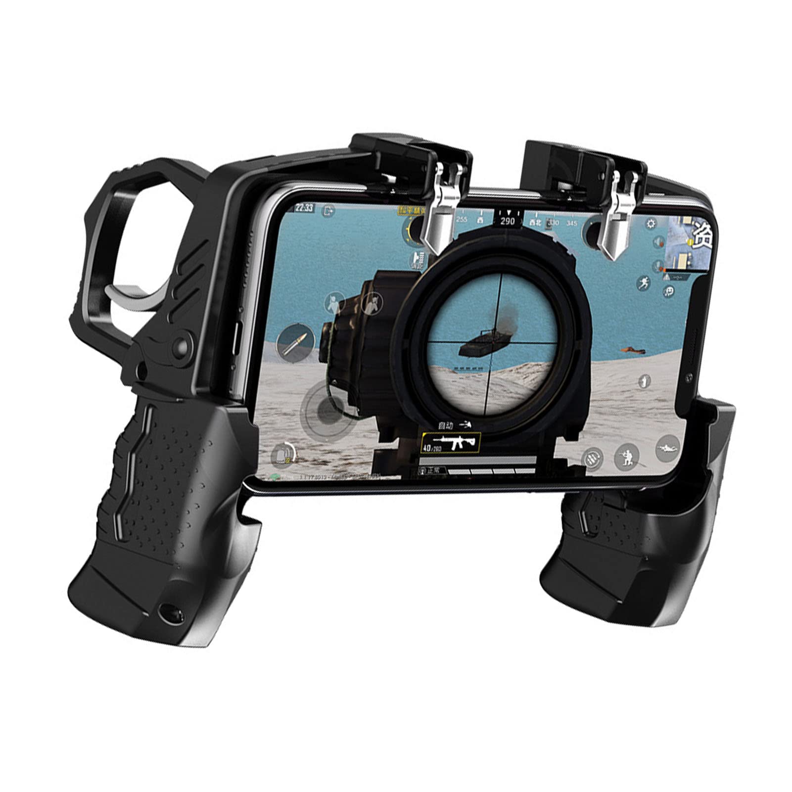 Amazon.co.jp: PUBG 荒野行動 射撃ボタン モバイル コントローラー 4.7