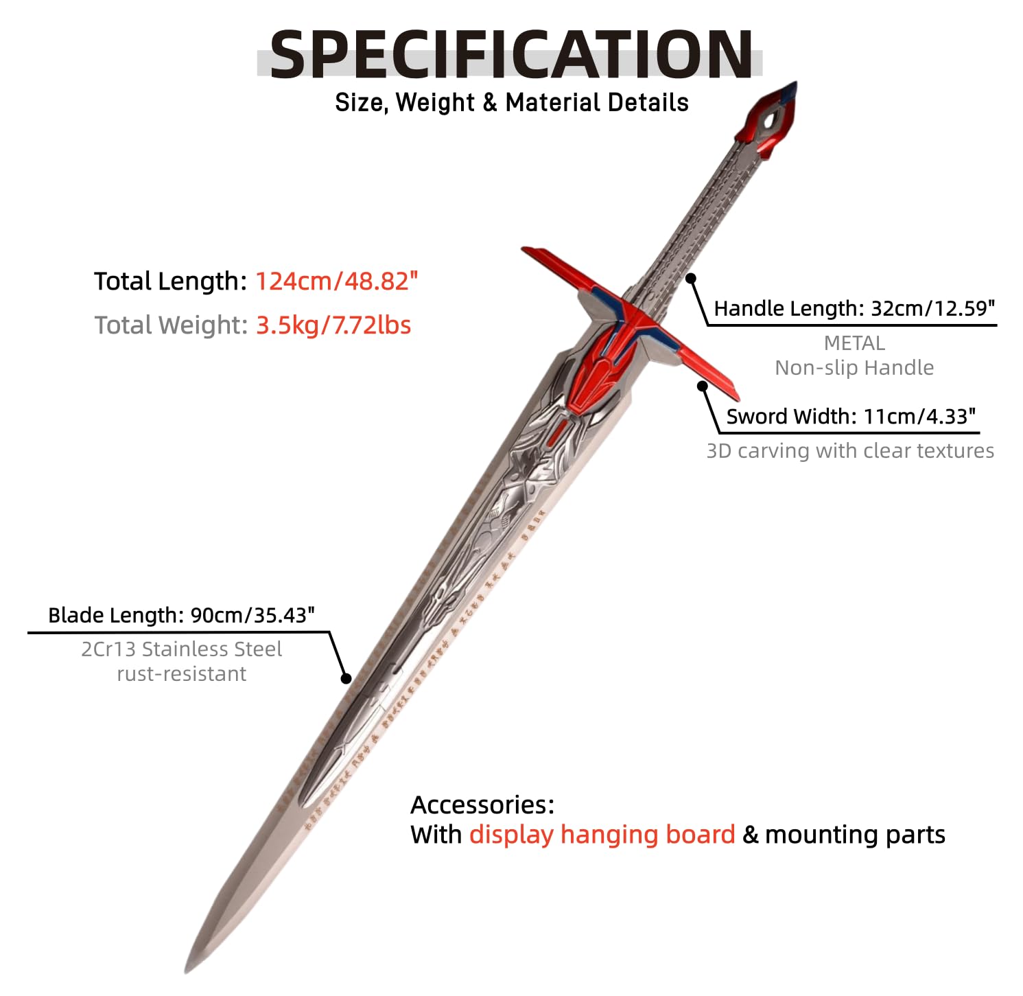 Amazon.com : Sword Valley Optimus Prime Sword Replica with Display