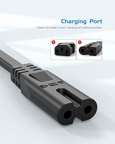 Miniatura 2 de Cable de alimentación de CA compatible con JBL PartyBox 100 110 200 310 300 710 1000 de reemplazo de cargador de altavoz para llevar (cable con