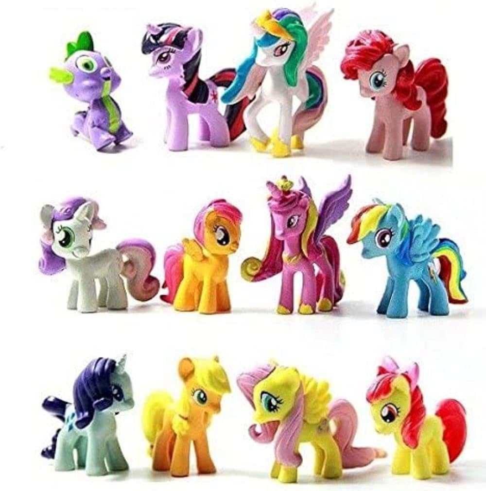 My Little Pony Cake Toppers Mini Figures Set Of 12