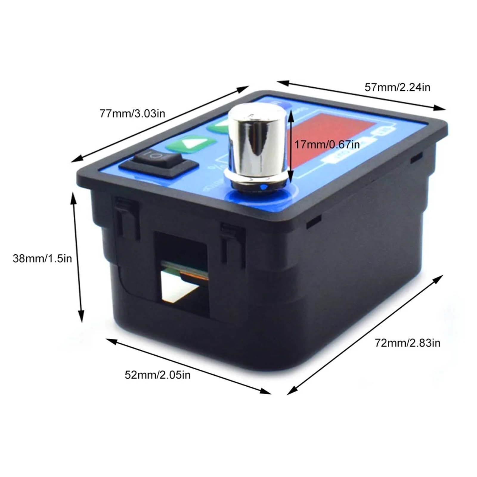 Controlador de Motor DC6-55V 12V 24V 36V 48V 20A DC PWM velocidad ajustable pantalla Digital codificador frecuencia 15KHZ for Motor sin escobillas