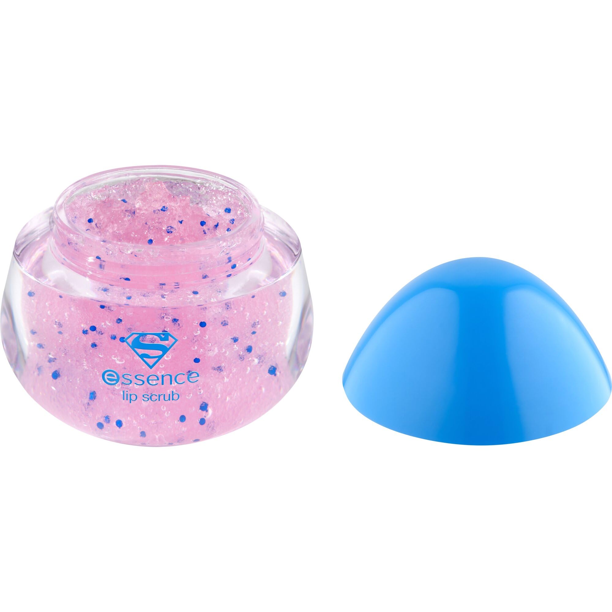 essence Exfoliante de labios Superman, con vitaminas, natural (11g)