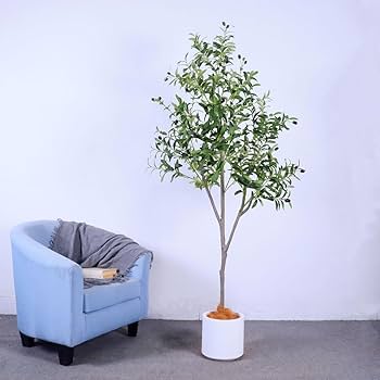 フェイク　ちょっと背の高いオリーブの木　【高さ65葉の広がり含む幅35cm】 フェイク ちょっと背の高いオリーブの木 【高さ65葉の広がり含む幅