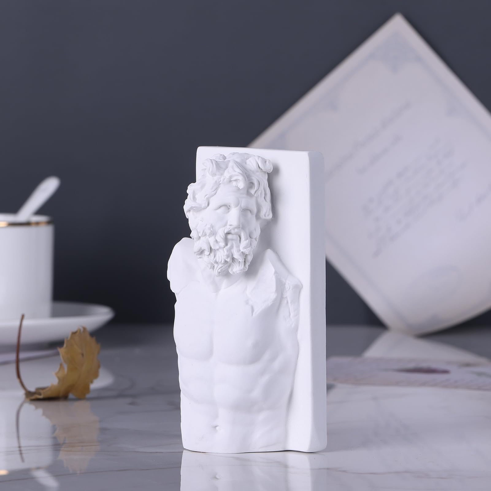 XIAOMAGGResin Bust Figure Statue Western Art Classic Works Bookshelf Decoration Home Decor 6 Styles Available (Laocoon)
