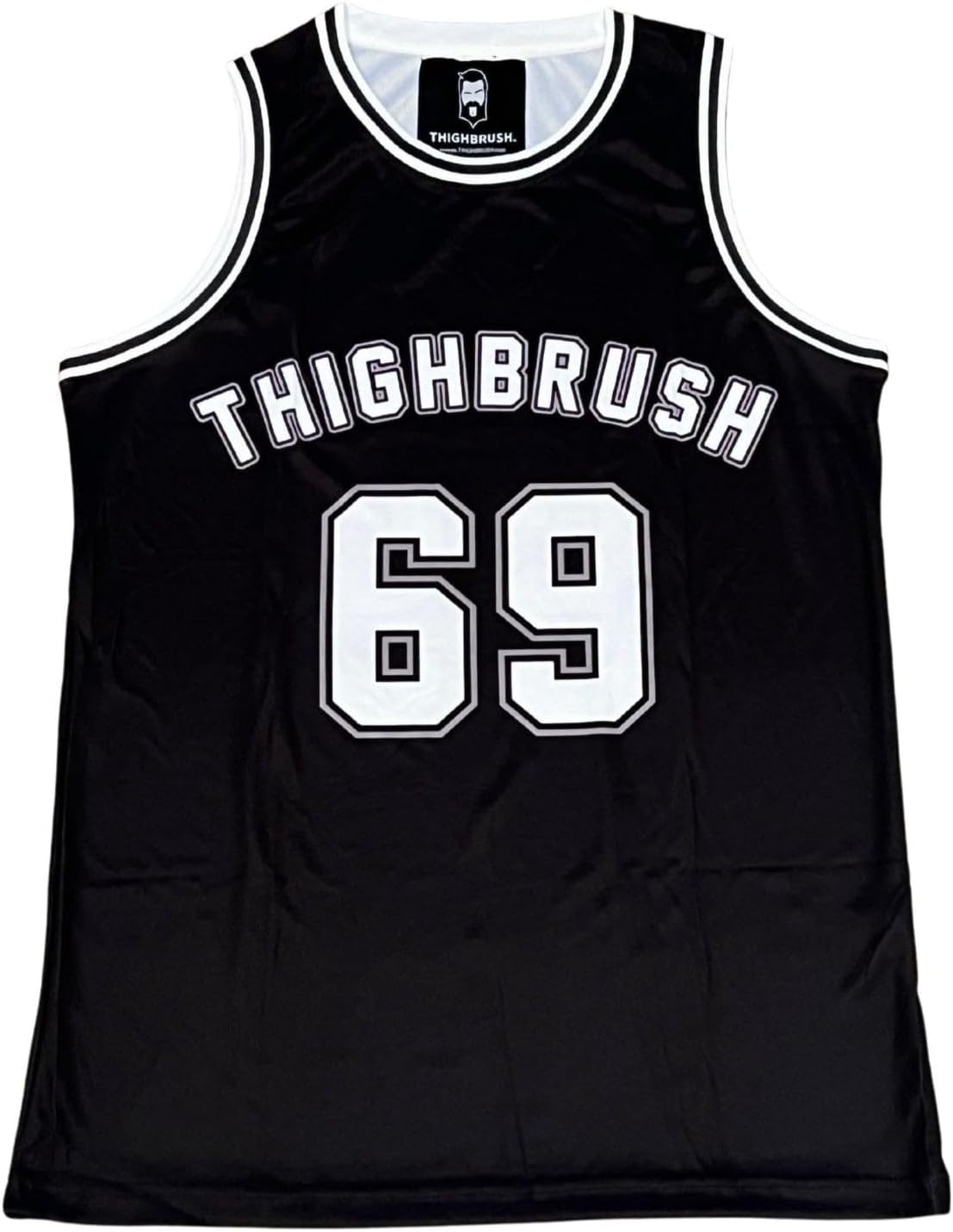 THIGHBRUSH® Athletics 69 - Men's Basketball Jersey - Black