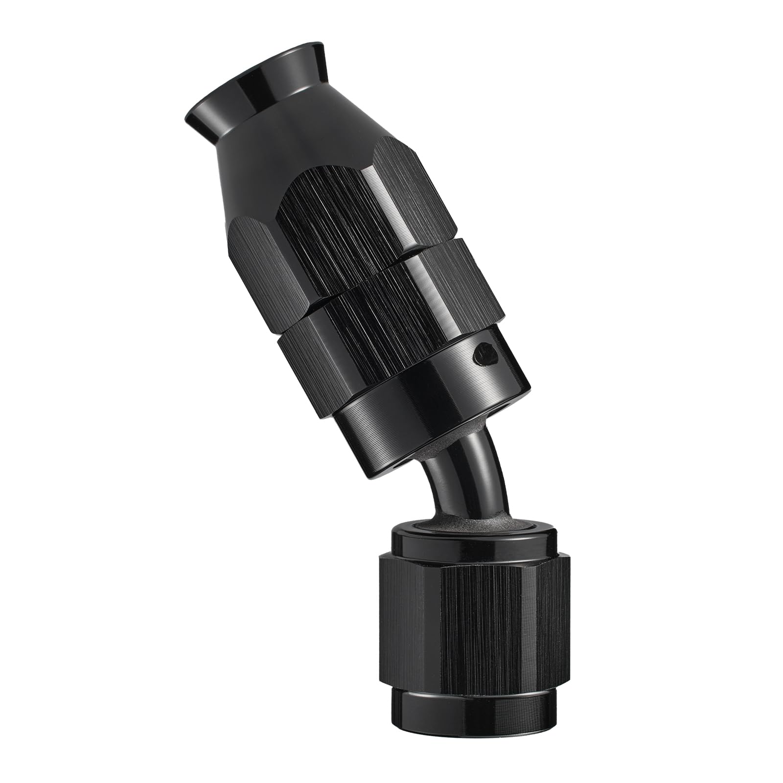 EVIL ENERGY 4AN PTFE Fitting Hose End Fitting 30 Degree Black for PTFE Hose Only