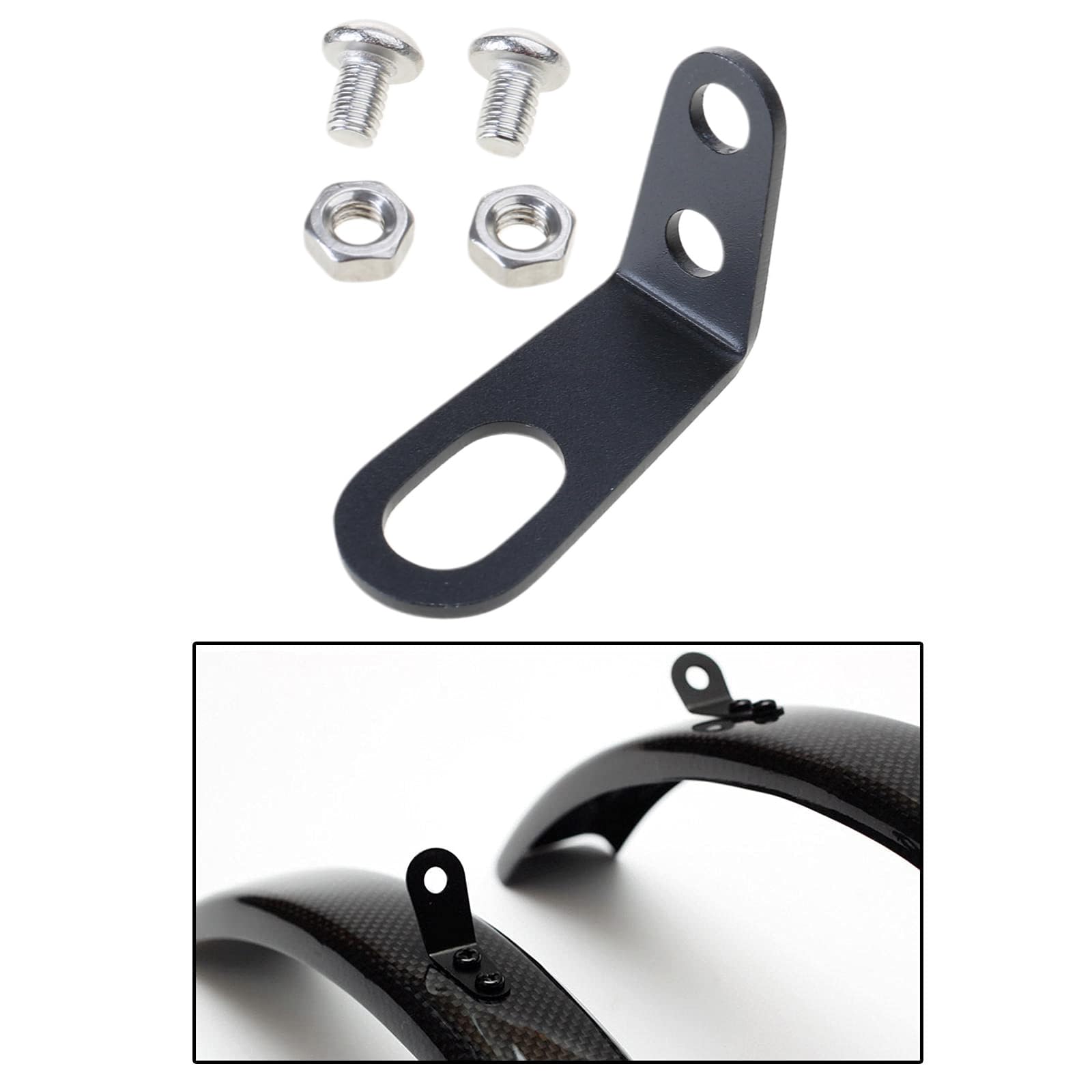 Gancio del gancio del gancio del parafango della bici di durevolezza del gancio leggero piegato del parafango della bici per il rifornimento