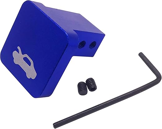 Hood Latch Release Handle Cable Repair Kit Billet Aluminum for CRV 1997-2006,Element 2003-2011,Ridgeline 2006-2014,Civic 1996-2011(Blue)