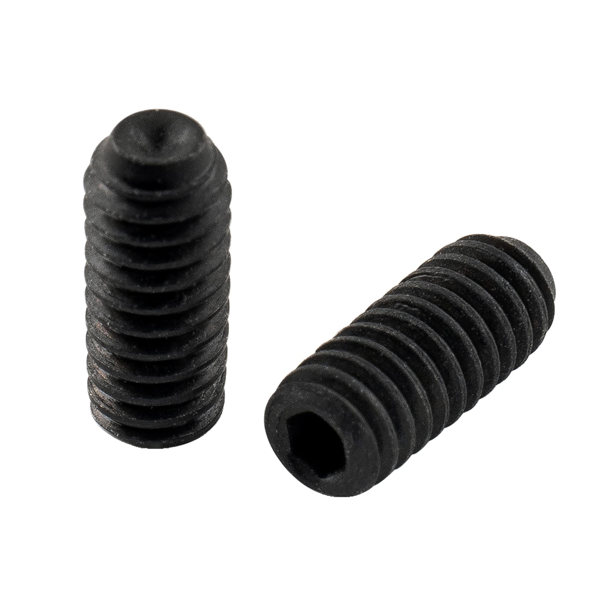 Musiclily Ultra UNF#4-48X1/4 Inch Stainless Steel Bridge Saddle Height Screws for USA Electric Guitar Black (Set of 12) - Image 4